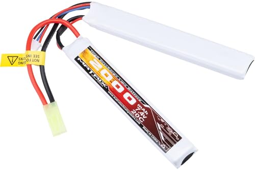 Evike Airsoft - Matrix High Performance 7.4V Butterfly Type Airsoft LiPo Battery (Configuration: 2000mAh / 20C / Small Tam)