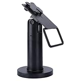 Whltzf Soporte de dispositivo POS en ángulo para carril 3000 3600 7000 8000 Series marco de metal seguro visualización al por menor de metal ABS tarjetas de crédito titular