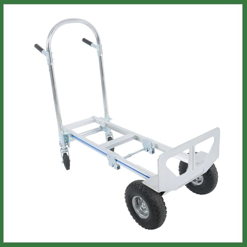 Carretilla plegable de mano aluminio 2 en 1 1000 lb miniatura 3