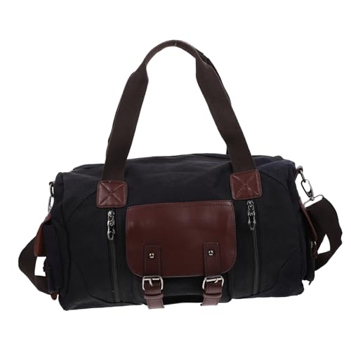 NOLITOY Large Capacity Canvas Travel Duffel Bag Practical Crossbody Luggage Tote for Long-Distance Trips for Storing Clothes and Accessories