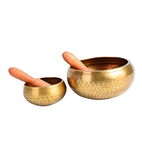 ULDIGI Singing Bowl Manual Tapping Craft From for Meditation and Relaxation Includes Stick for Yoga and Peace of