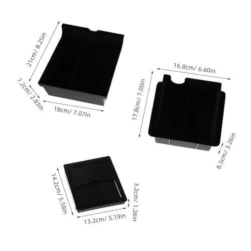 Organisateur console centrale Modèle Y avec doublure floquée premium robuste