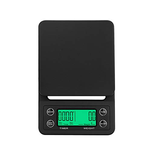 Preisvergleich Produktbild shangjunol 3kg / 5kg Kaffeebohnen Digitale Multifunktions-Küche Lebensmittel-Skala-elektronische Küchenwaagen -Anzeige schwarz 3kg / 0.1g