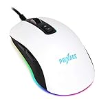 Pwnage FPS Gaming Mouse - Altier Pro White Edition - 3360 Optical Sensor - Wired RGB - 24,000 DPI -...