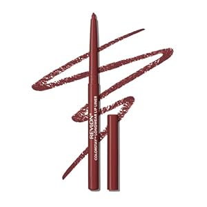 Revlon Colorstay Lip Liner Makeup with Built-In Sharpener, Longwear Rich Colors, Smooth Application, 640 Raisin, 0.01 oz