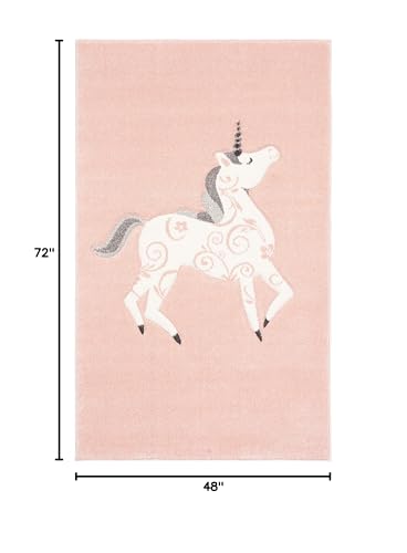 Tapete Infantil SAFAVIEH Carousel Kids 4' x 6' Rosa miniatura 2