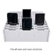 SANFURNEY 24 Slots Cell Phone Storage Box for Classroom Calculator Holder Class Cell Phone Organizer White