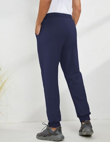 Image of Gihuo Men's Winter Fleece Pants Sherpa Lined Sweatpants Active Running Jogger Pants