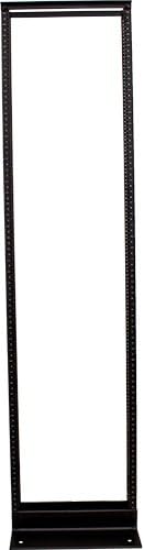 2 Post Open Network Rack - 45U - Black
