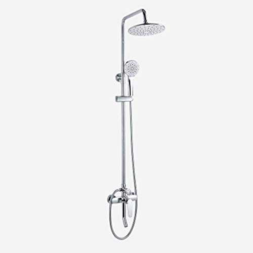 TYHAYJYK Cabezal de Lluvia de Mano para Montaje en Pared, Tres velocidades, Ajuste de Agua fría y Caliente