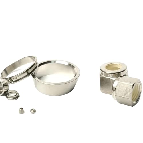 SUS316L �X�e�����X�� �_�u���t�F���[�����i�b�g�����L�b�g 1/6"�`1/2" & 2-12mm ���k�t�B�b�e�B���O�p�[�c (1��)(8mm Ferrule)
