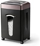 Wingwise 16 Sheets P5 Security Paper Shredder, 60 Minutes Heavy Duty Shredder, Micro Cut, 7.9 Gallons Basket, CD/Card Shredder for Home Office