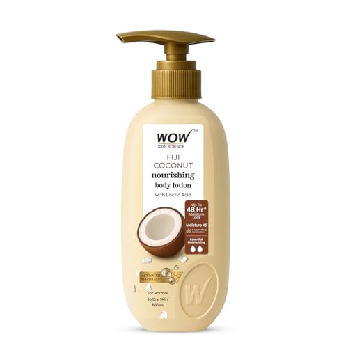 Image of WOW Skin Science Coconut Milk & Argan Oil Body Lotion - Medium Hydration - No Mineral Oil, Parabens, Silicones, Color & PG - 400ml