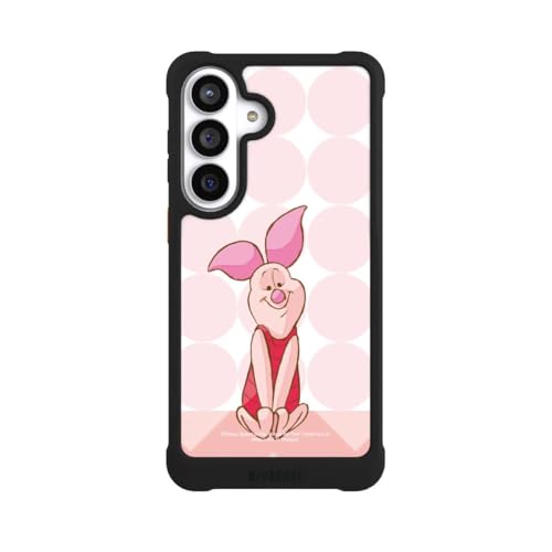 Coque Samsung S26+ antichoc MagSafe Disney Winnie et Porcinet noire
