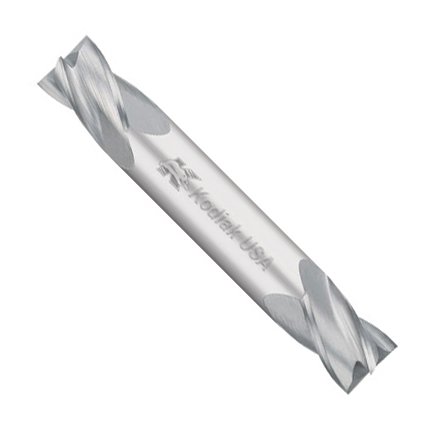 Kodiak Cutting Tools KODIAK135540 USA Made Solid Carbide End Mill, Double End, 4 Flute, 1/8 Shank, 3/16 Length of Cut, 1-1/2 Overall Length, 3/32 Diameter