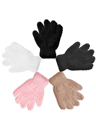 Image of Syhood 5 Pairs Kids Winter Gloves