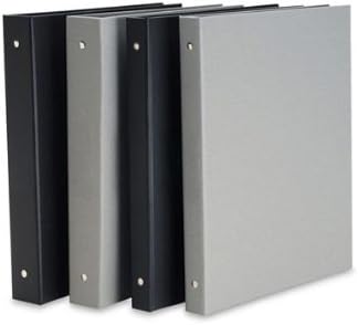 Pina Zangaro Bex Black 3-Ring Binder, No Cardholder, 8.5 x 11, ½” Capacity (36424)