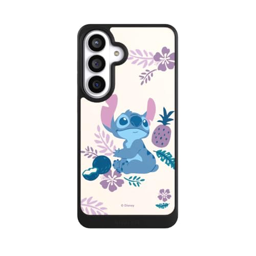 Coque Samsung Galaxy S26+ Protection Noire Stitch Fleurs