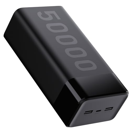 Ambrane 50000mAh Powerbank, 20W Fast Charging, Triple Output (2 U...