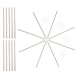 Potentiel créatif : grâce à ses bâtonnets en bois et ses connecteurs, ce kit offre une liberté créative maximale pour la réalisation de macramés, le modélisme et la création de petits objets décoratifs