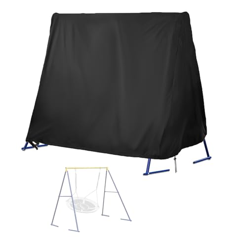 Kasla Outdoor Swing Cover, Waterproof and Heavy-Duty, Cover for Patio A Frame Swing Set & Porch Glider Hammock & Porch Swing Stand - 84