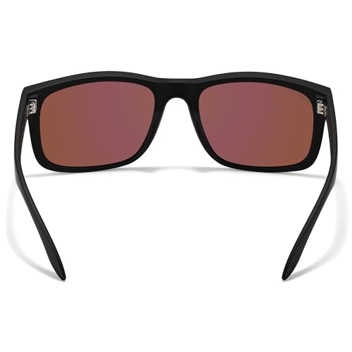 Black Sail Rudder Polarized Sunglasses – Square Frame, UV400 Protection, 7-Layer Mirrored Lenses for Men & Women4