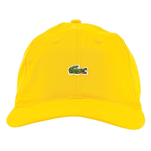 Bone Aba Curva Lacoste Mini Croc Rk471423-Hdw Unico Amarela