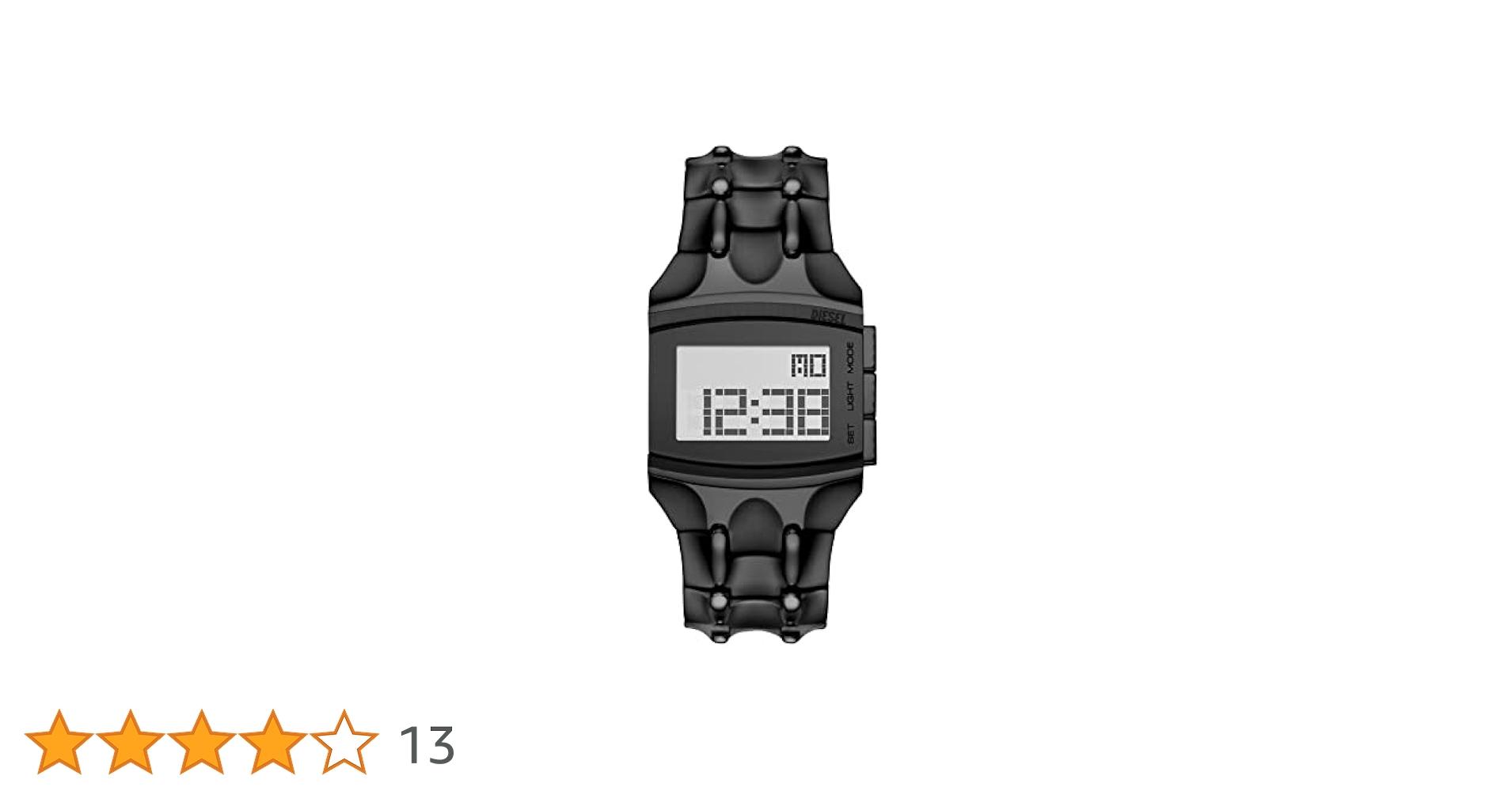 Diesel All-Gender 34mm Croco Digi Stainless Steel Digital