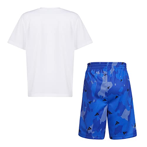 adidas Boys Short Sleeve T-shirt and Poly Shorts 2-piece Set2