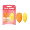 Real Techniques Miracle Complexion Sponge + Concealer Sponge Duo, Makeup Blending Sponges For Foundation & Concealer, Offers Light To Medium Coverage, Natural, Dewy Makeup, Latex-Free Foam 2 Count