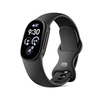 Fitbit – Fitbit Edge von Google - Gehäuse in Matte Black/Sportarmband