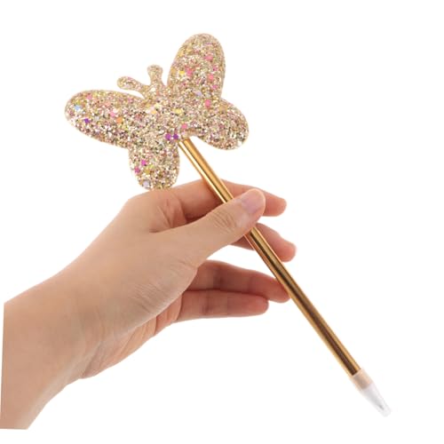 Bolígrafos gel COHEALI 6 pzas con brillo mariposa miniatura 4