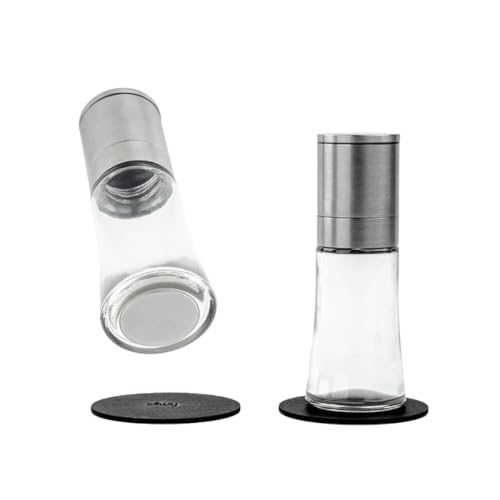 silwy GM-SP-4 Spice Mills with Magnets, Set of 2 with Adjustable...