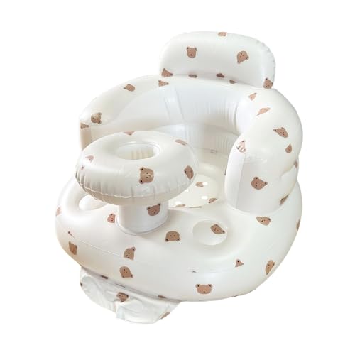 Zunishaone Silla inflable para bebés,Silla inflable para bebé - Asiento inflable para bebés Silla de bebé transpirable | Asiento ergonómico para el suelo para bebé, silla para sentarse para el hogar,