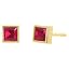 July Birthstone - Created Ruby