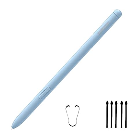 Galaxy Tab S6 Lite Pen Replacement for Samsung Galaxy Tab S6 Lite S Pen (EJ-PP610) Stylus Pen Replacement +Free 5 Tips Light Blue Cover