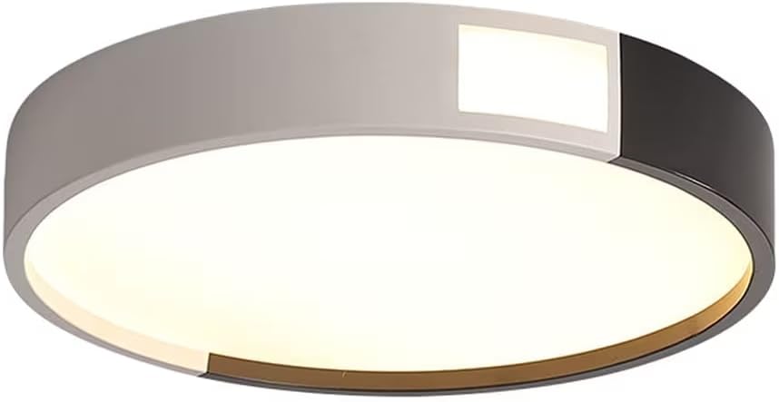 Plafonnier LED rond 45W dimmable avec télécommande et éclairage tricolore salon