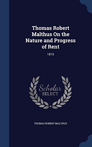 Thomas Robert Malthus On the Nature and Progres... 1296883906 Book Cover
