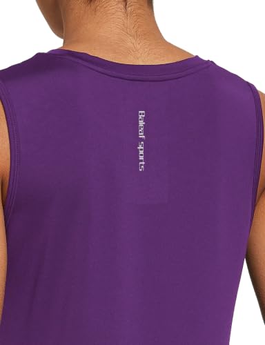 Image of baleaf Women's Workout Tank Tops Sleeveless Quick Dry Running Shirts Lightweight Loose Fit for Yoga Athletic Gym