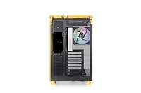 Thermaltake View 380 XL TG ARGB | Mid Tower PC‑Gehäuse | 4‑mm Tempered Glass | E‑ATX & XL‑Mainboard Support | USB‑C Front I/O | 360‑mm Radiator Support | High‑Airflow Design | Bumblebee – Ansicht 4
