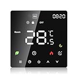 Smart Home Touchscreen Voice Control Thermostat - Auto/Manual Mode, Digital, Water Heating