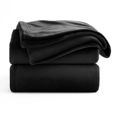 TIENDA EURASIA - Manta Sofá | Terciopelo | 100% Microfibra | Medidas 130x160 cm | Tacto Suave Tipo Sedalina | para Salones y Dormitorios | Proporciona Confort (Negro)