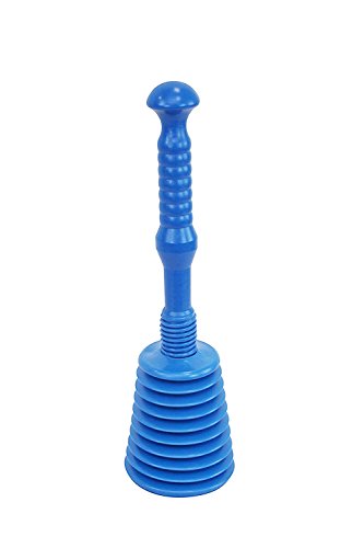 Preisvergleich Produktbild 1PLUS Turbo Pömpel Saugglocke Rohrreiniger Abflussreiniger Pümpel Rohrfrei Stampfer aus Kunststoff (M)