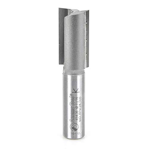 Image of Amana Tool - 45436 Carbide Tipped Straight Plunge 11 /16 Dia x 1-1 /4 x 1 /2 inch Shank