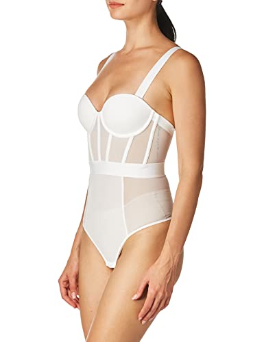 DKNY womens Sheers Strapless Bodysuit3