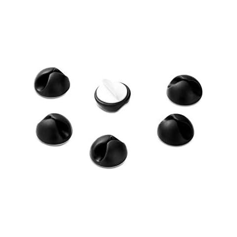 Adaptare 95620 Cable Drops for Cable Guide Set of 6 Black Cover