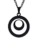 KOVEVE Solid Steel Engraved Okinawa Prefecture Flag Japan Pendant Necklace Chain