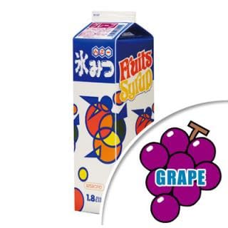 Amazon.co.jp: 1500045 氷みつ グレープ かき氷シロップ 1.8L Aタイプ