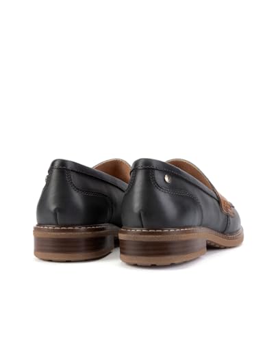 Image of PIKOLINOS Aldaya W8J-3541 Women's Loafers - Premium Calfskin Leather Slip-On - Lightweight Comfort, Removable Insole, Medium & Wide Width Ergonomic Everyday Support