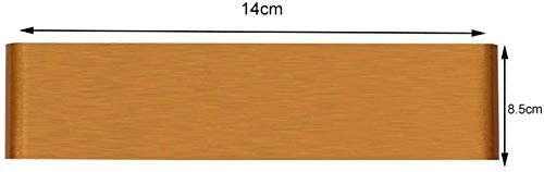 Lámpara de pared LED para interiores modernos y pasillos con luz cálida de aluminio 3000K 5